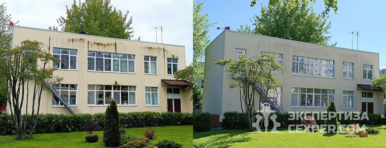 Удаление-плесени-и-грибка-на-фасаде-москва